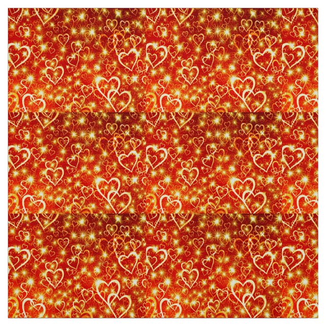 Hearts On Fire Fabric (Swatch)