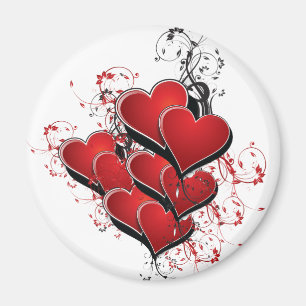 Hearts on Fire Magnet