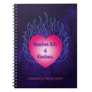 Hearts on Fire Random Acts of Kindness Notebook