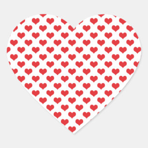 Hearts on heart sticker