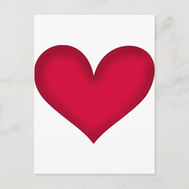 hearts on paper postcard (Front)