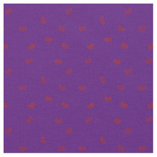 Hearts on Purple   Valentine's Day Fabric