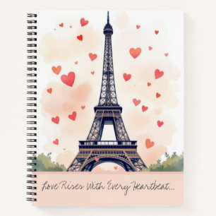 Hearts Over Paris Notebook