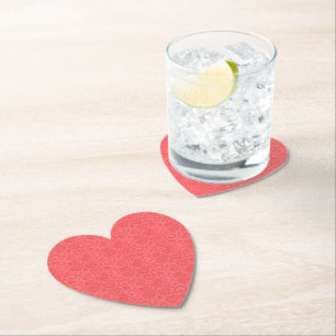 Hearts Paper Coaster - Love