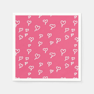Hearts Paper Napkins