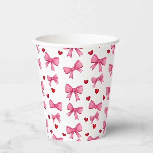 Hearts Party Paper Cup (Front)