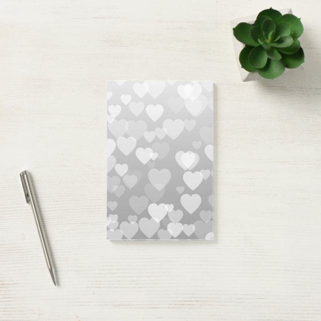 Hearts Pattern 17 Post-it Notes (Office)
