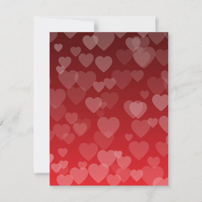 Hearts Pattern 19 Card (Front)