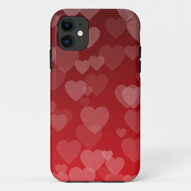 Hearts Pattern 19 Case-Mate iPhone Case (Back)