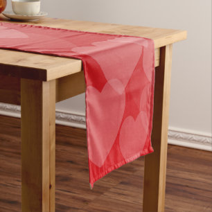 Hearts Pattern 19 Short Table Runner