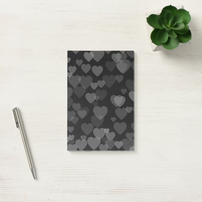 Hearts Pattern 20 Post-it Notes (Office)