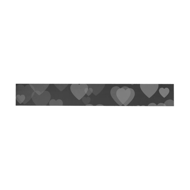 Hearts Pattern 20 Wrap Around Label (Individual)