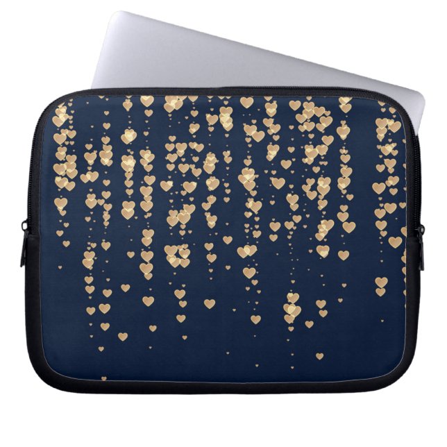 Hearts Pattern 23 Laptop Sleeve (Front)
