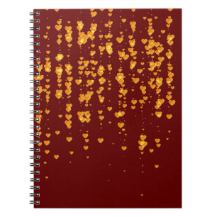 Hearts Pattern 25 Notebook