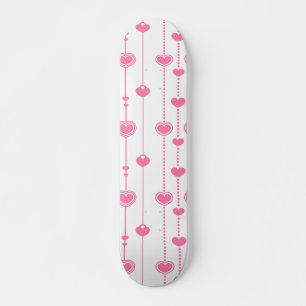 Hearts Pattern 26 Skateboard