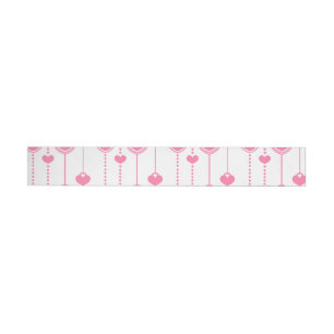 Hearts Pattern 26 Wrap Around Label
