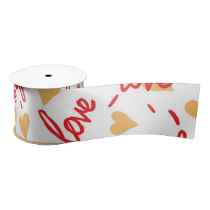 Hearts Pattern 27 Satin Ribbon