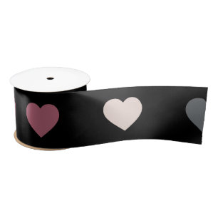 Hearts Pattern 30 Satin Ribbon