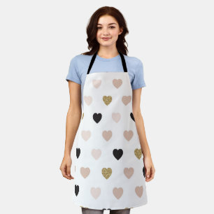Hearts Pattern 31 Apron