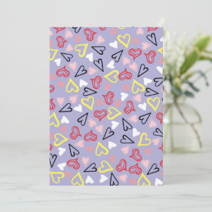 Hearts Pattern 31 Card