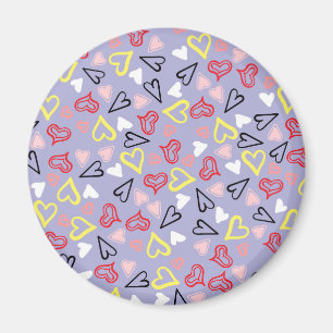 Hearts Pattern 31 Magnet