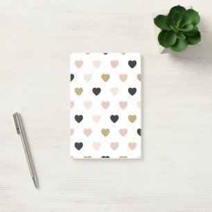 Hearts Pattern 31 Post-it Notes
