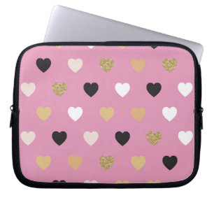 Hearts Pattern 32 Laptop Sleeve