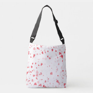 Hearts Pattern 33 Crossbody Bag