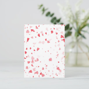 Hearts Pattern 33 Postcard