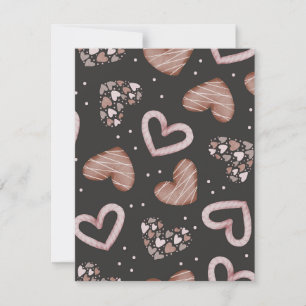 Hearts Pattern 35 Card