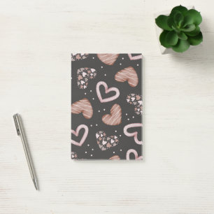 Hearts Pattern 35 Post-it Notes