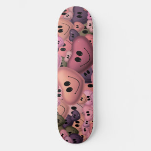 Hearts Pattern Aesthetic Skateboard