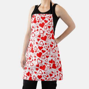 Hearts Pattern Apron