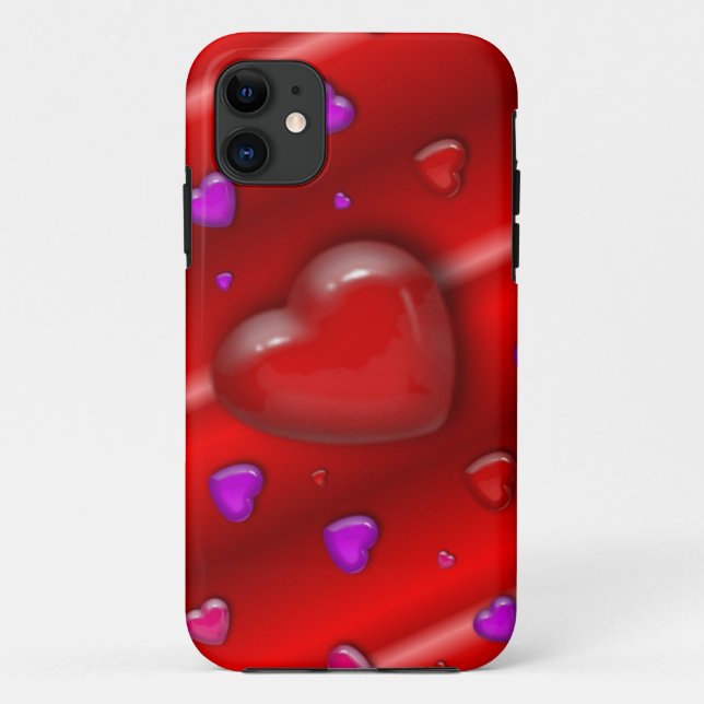 Hearts pattern Case-Mate iPhone case (Back)