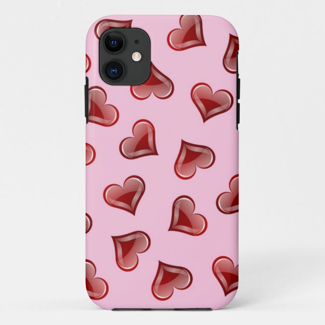 Hearts pattern Case-Mate iPhone case (Back)
