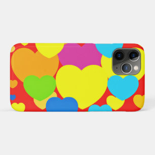 Hearts Pattern Design iPhone 11 Pro Case