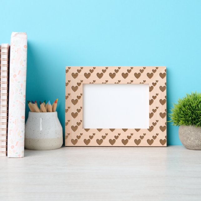 Hearts Pattern Etched Frames (Front)
