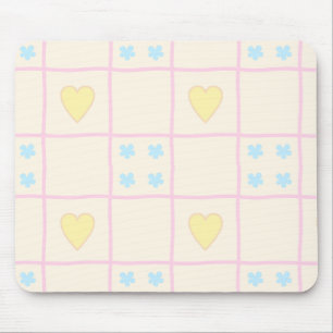 Hearts Pattern Mouse Pad