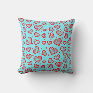 Hearts Pattern - Valentine's Day Inspired Cushion