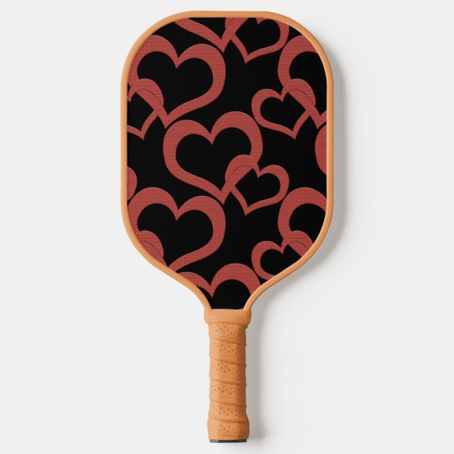 Hearts Pickleball Paddle (Front)