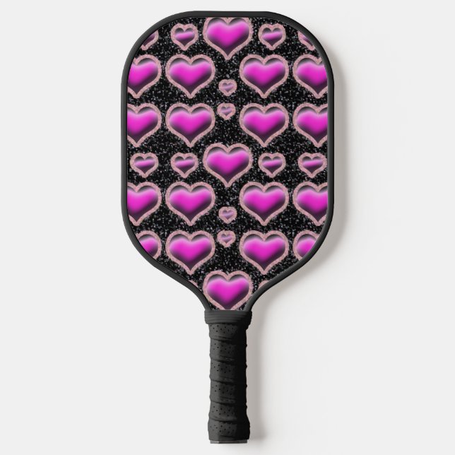 Hearts Pickleball Paddle (Front)