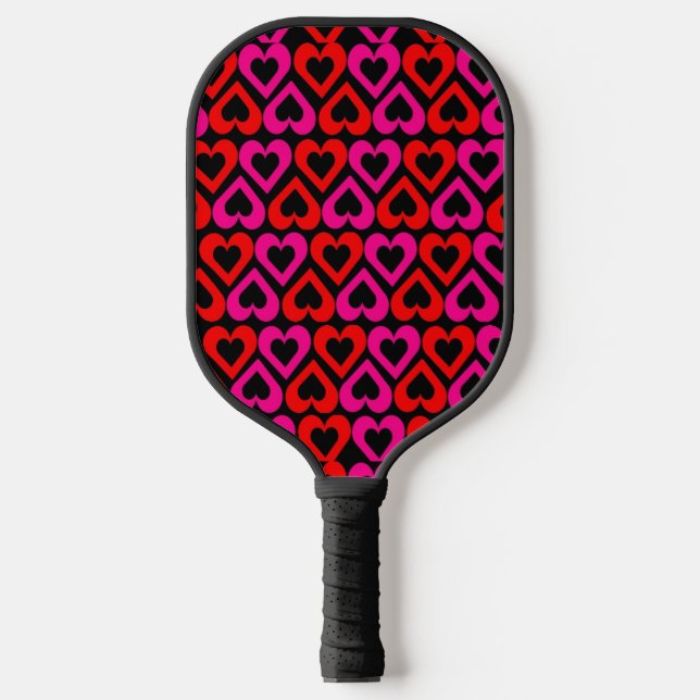 Hearts Pickleball Paddle (Front)