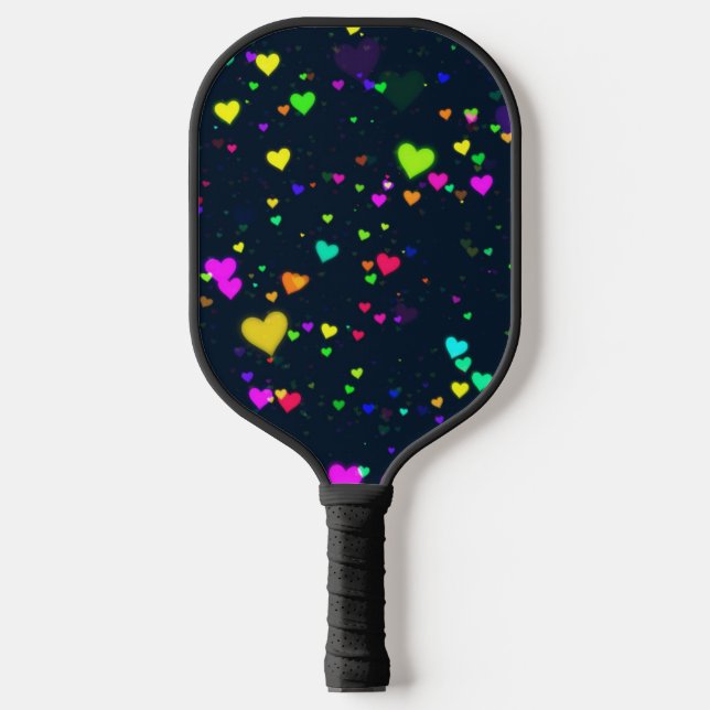 Hearts Pickleball Paddle (Front)