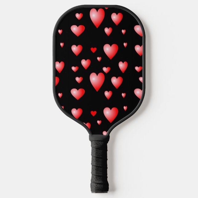 Hearts Pickleball Paddle (Front)