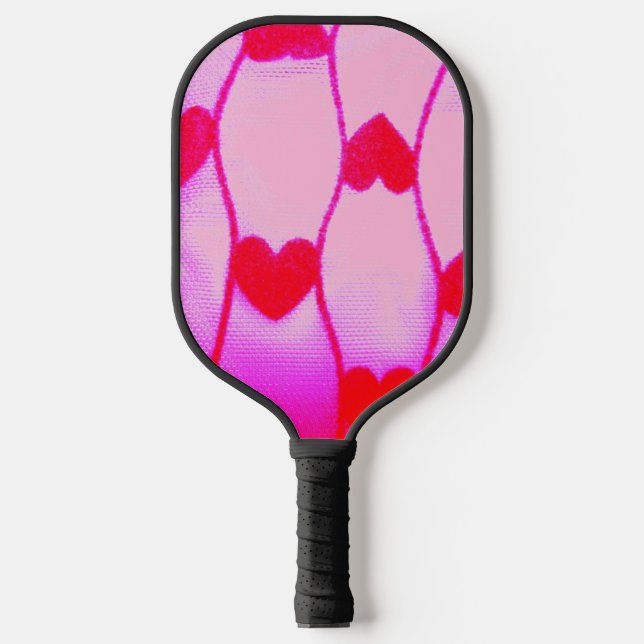 Hearts Pickleball Paddle (Front)