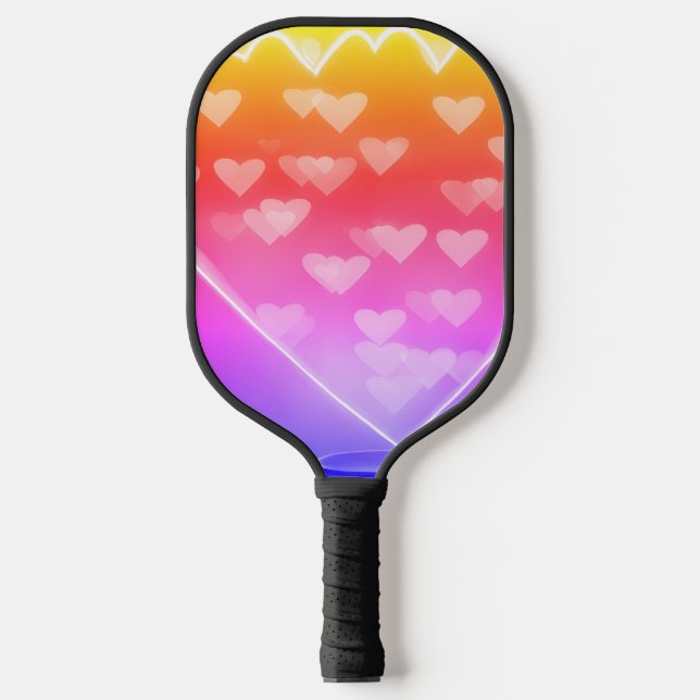 Hearts Pickleball Paddle (Front)