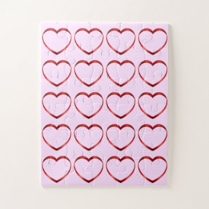 Hearts Pink Puzzle