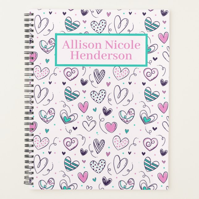 Hearts Planner (Front)
