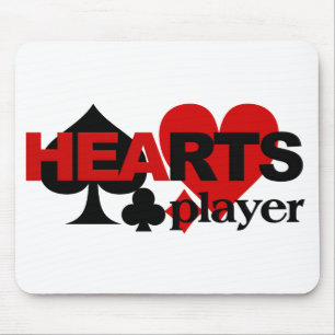 Hearts Player mousepad