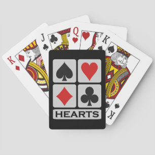 Hearts Player playing cards